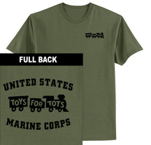 Black TFT Train 2-Sided T-Shirt TFT Shirt Marine Corps Direct S MILITARY GREEN 