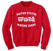 Kids White TFT Train Sweatshirt TFT Sweatshirt/hoodie marinecorpsdirecttft XS RED 