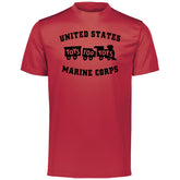 Black TFT Train Dri-Fit Performance T-Shirt TFT Shirt Marine Corps Direct S RED 
