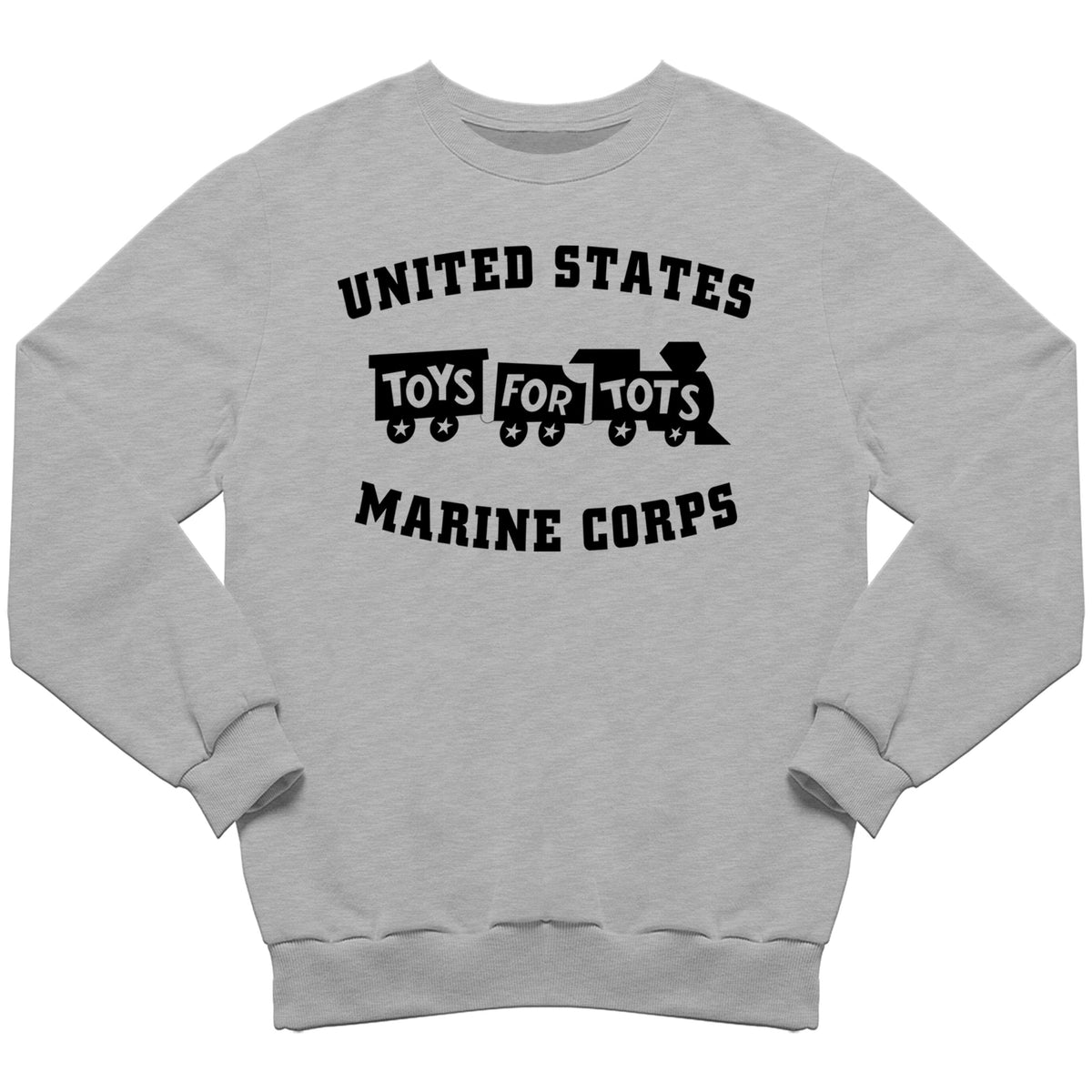 Black TFT Train Sweatshirt TFT Sweatshirt/hoodie Marine Corps Direct S SPORT GRAY 