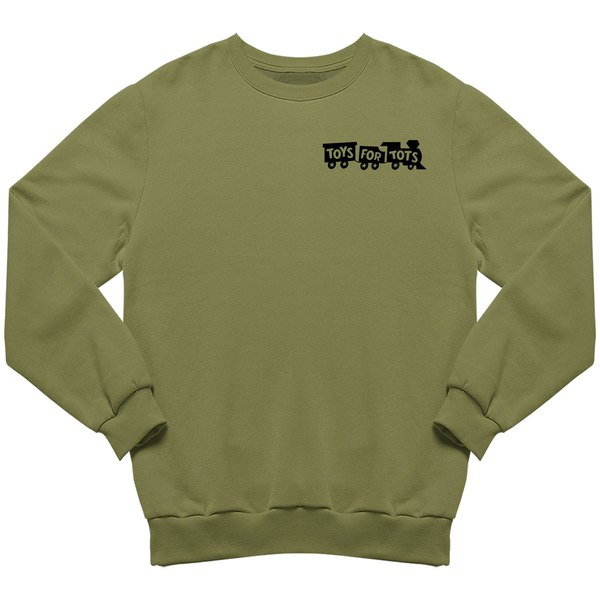 Black TFT Chest Seal Sweatshirt TFT Sweatshirt/hoodie Marine Corps Direct S MILITARY GREEN 