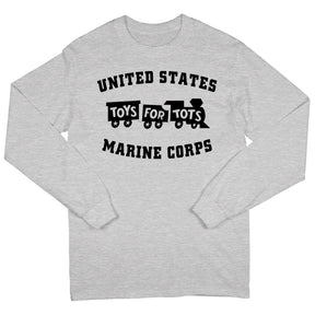 Black TFT Train Long Sleeve TFT Shirt Marine Corps Direct S SPORT GRAY 