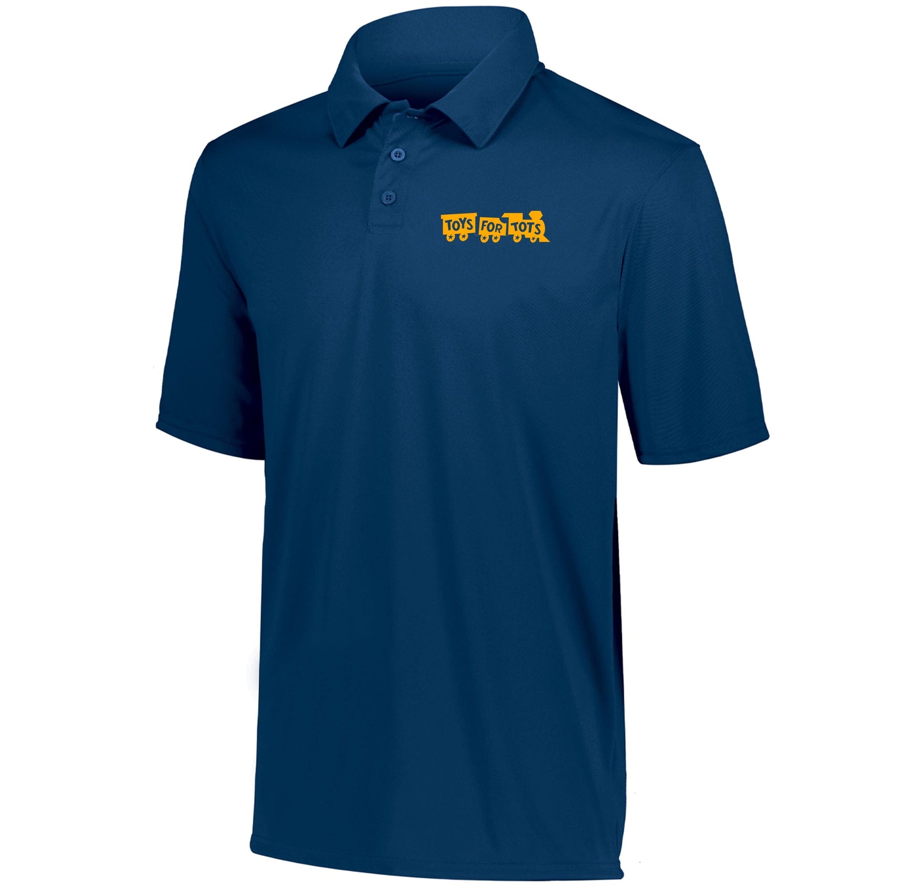 Gold TFT Chest Seal Screen-Printed Dri-Fit Performance Polo Polo Marine Corps Direct S NAVY 