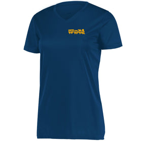 Gold TFT Chest Seal Dri-Fit Performance Women's V-Neck T-Shirt TFT Shirt Marine Corps Direct S NAVY 