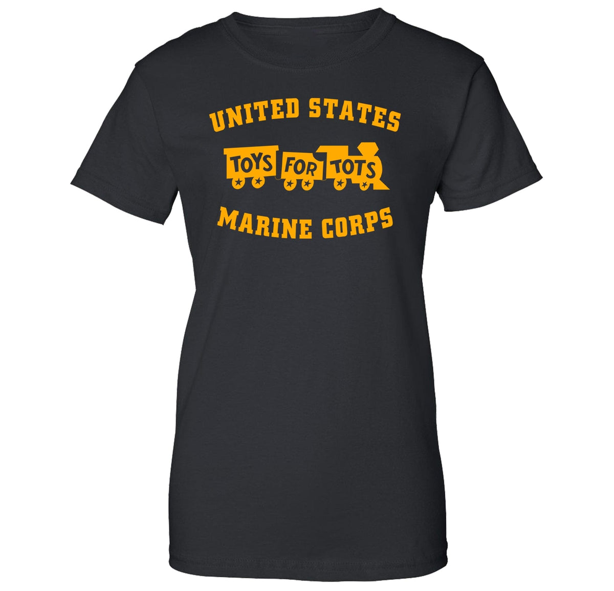 Gold TFT Train Women's T-Shirt TFT Shirt marinecorpsdirecttft S BLACK 