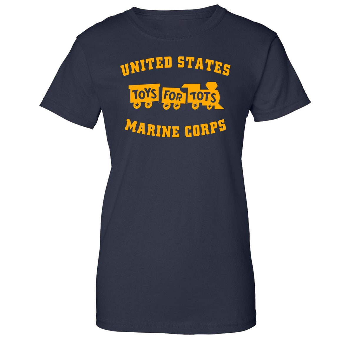 Gold TFT Train Women's T-Shirt TFT Shirt marinecorpsdirecttft S NAVY 