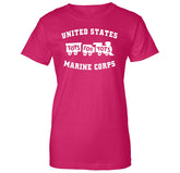 White TFT Train Women's T-Shirt TFT Shirt marinecorpsdirecttft S PINK 
