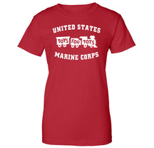 White TFT Train Women's T-Shirt TFT Shirt marinecorpsdirecttft S RED 