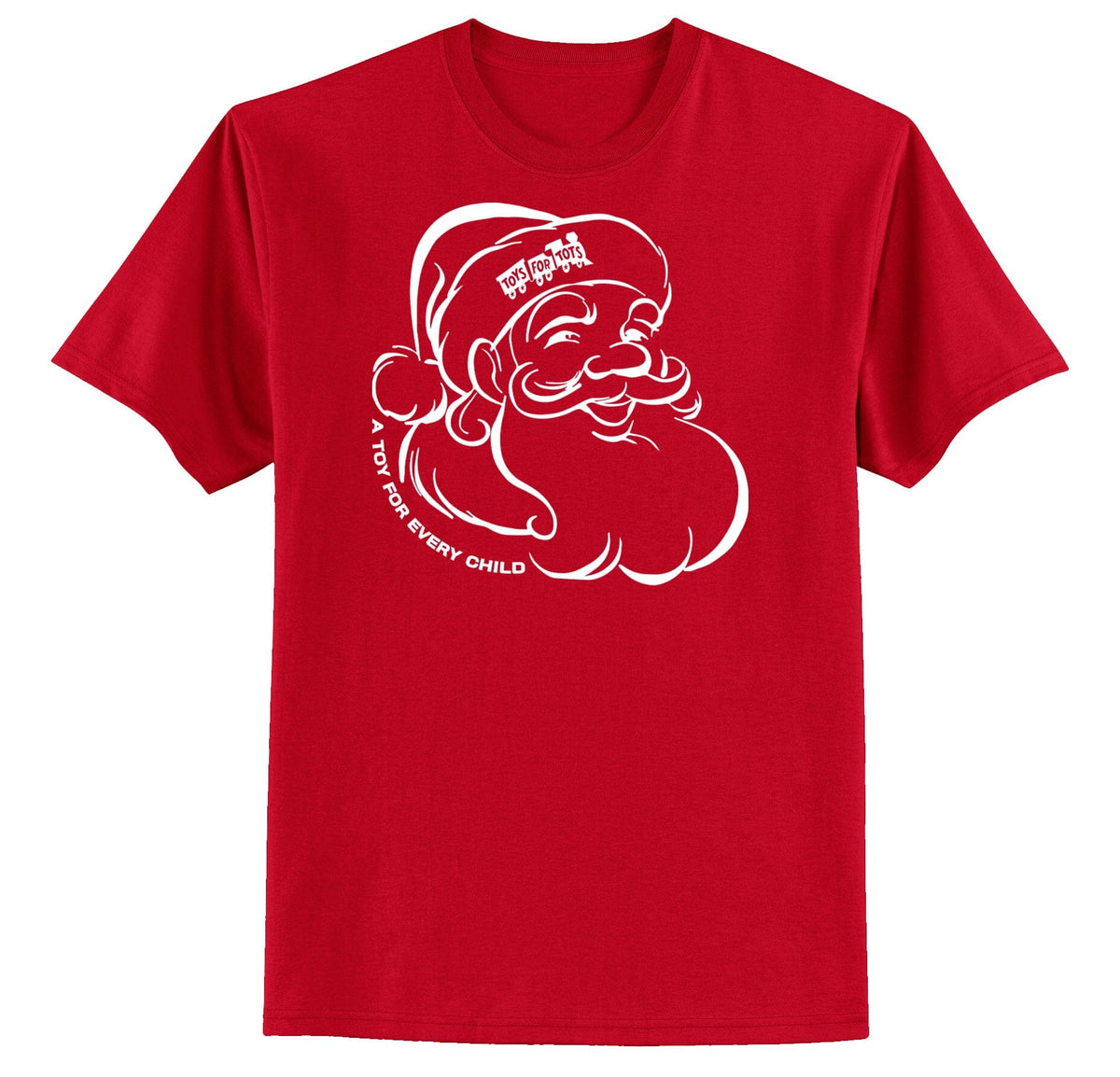 Santa Tee T-Shirt marinecorpsdirecttft S RED 