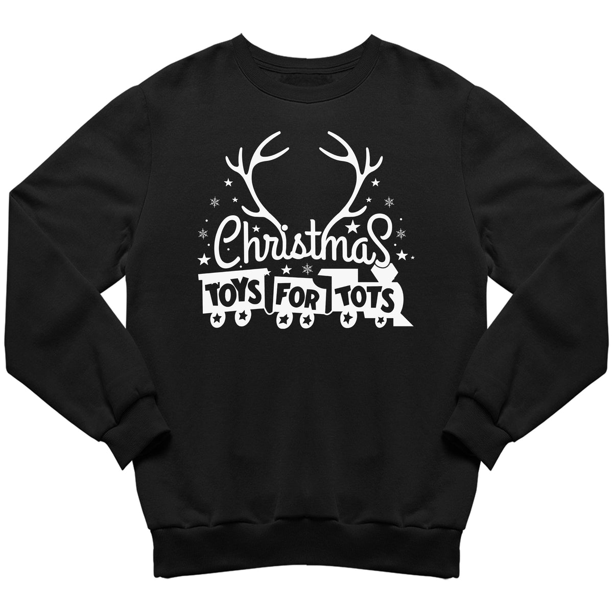 Christmas Antlers TFT Sweatshirt TFT Shirt Marine Corps Direct S BLACK 