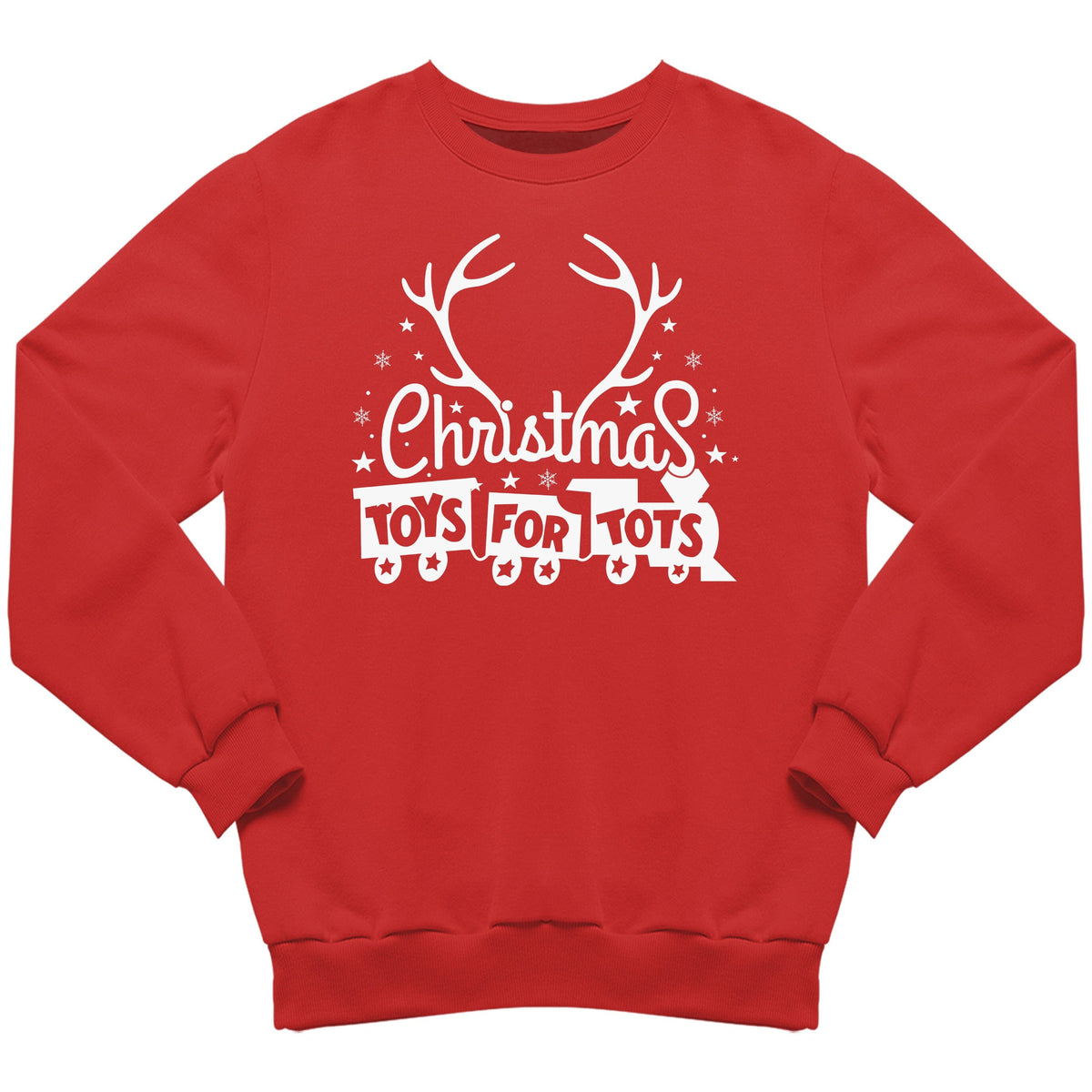 Christmas Antlers TFT Sweatshirt TFT Shirt Marine Corps Direct S RED 