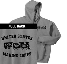 Black TFT Train 2-Sided Hoodie TFT Sweatshirt/hoodie Marine Corps Direct S SPORT GRAY 