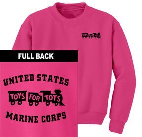 Black TFT Train 2-Sided Sweatshirt TFT Sweatshirt/hoodie Marine Corps Direct S PINK 