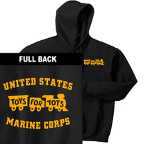 Gold TFT Train 2-Sided Hoodie TFT Sweatshirt/hoodie marinecorpsdirecttft S BLACK 