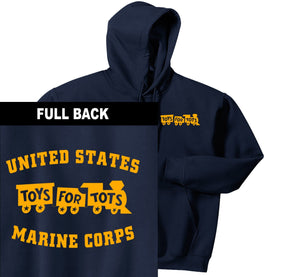 Gold TFT Train 2-Sided Hoodie TFT Sweatshirt/hoodie marinecorpsdirecttft S NAVY 