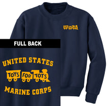 Gold TFT Train 2-Sided Sweatshirt TFT Sweatshirt/hoodie marinecorpsdirecttft S NAVY 