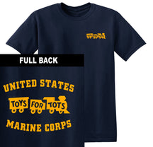 Gold TFT Train 2-Sided T-Shirt TFT Shirt marinecorpsdirecttft S NAVY 