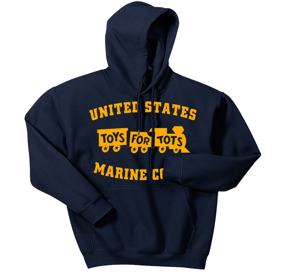 Gold TFT Train Hoodie TFT Sweatshirt/hoodie marinecorpsdirecttft S NAVY 