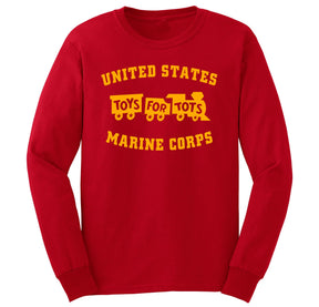 Gold TFT Train Long Sleeve TFT Shirt marinecorpsdirecttft S RED 