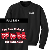 Make a Difference TFT Train 2-Sided Sweatshirt TFT Sweatshirt/hoodie marinecorpsdirecttft S BLACK 