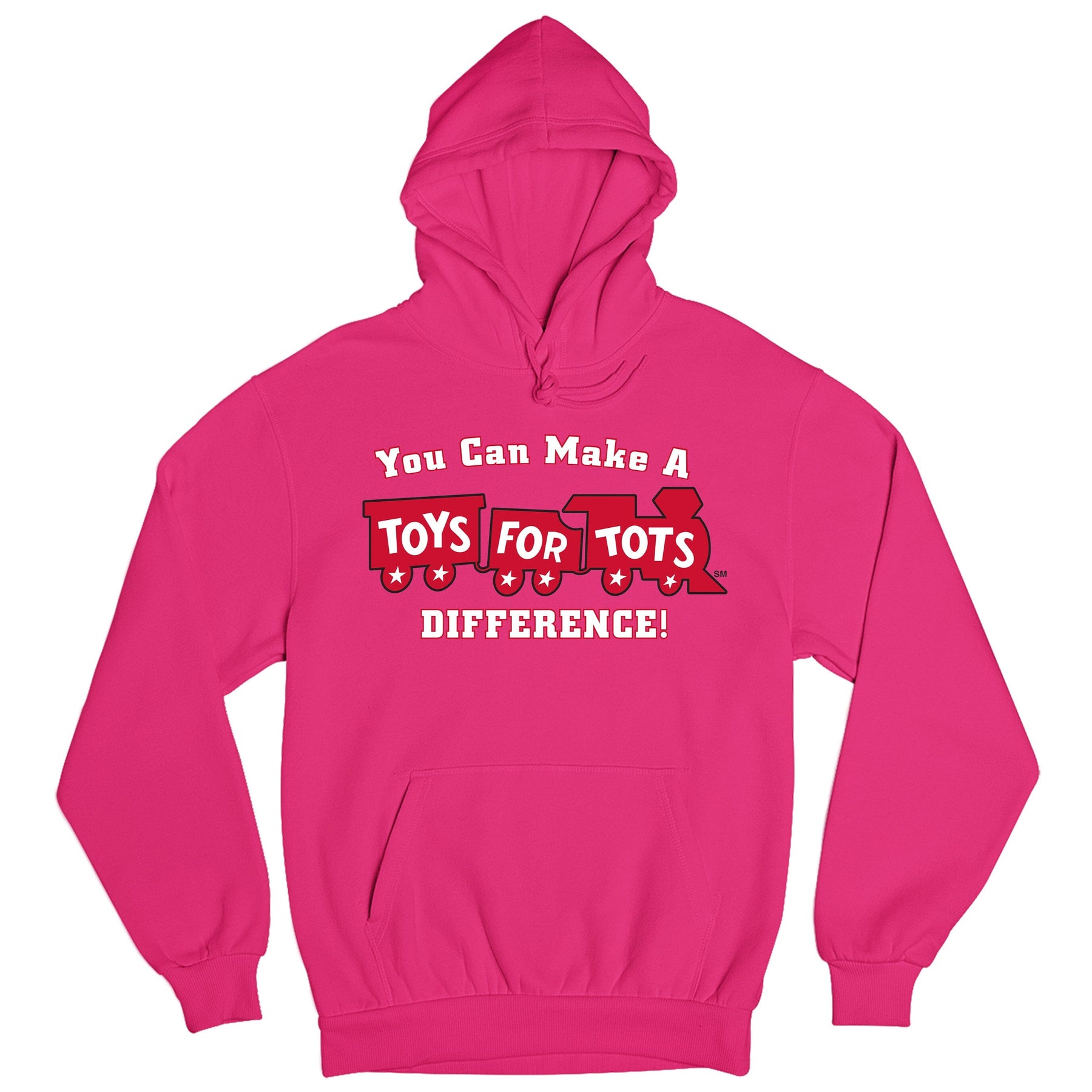 Make a Difference TFT Train Hoodie TFT Sweatshirt/hoodie marinecorpsdirecttft S PINK 