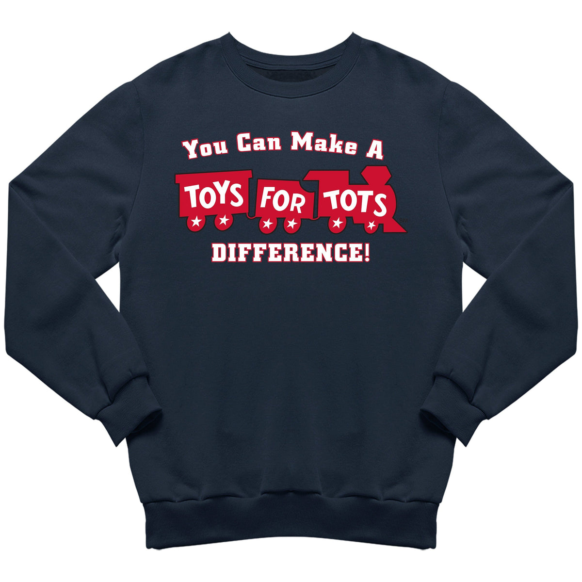 Make a Difference TFT Train Sweatshirt TFT Sweatshirt/hoodie marinecorpsdirecttft S NAVY 