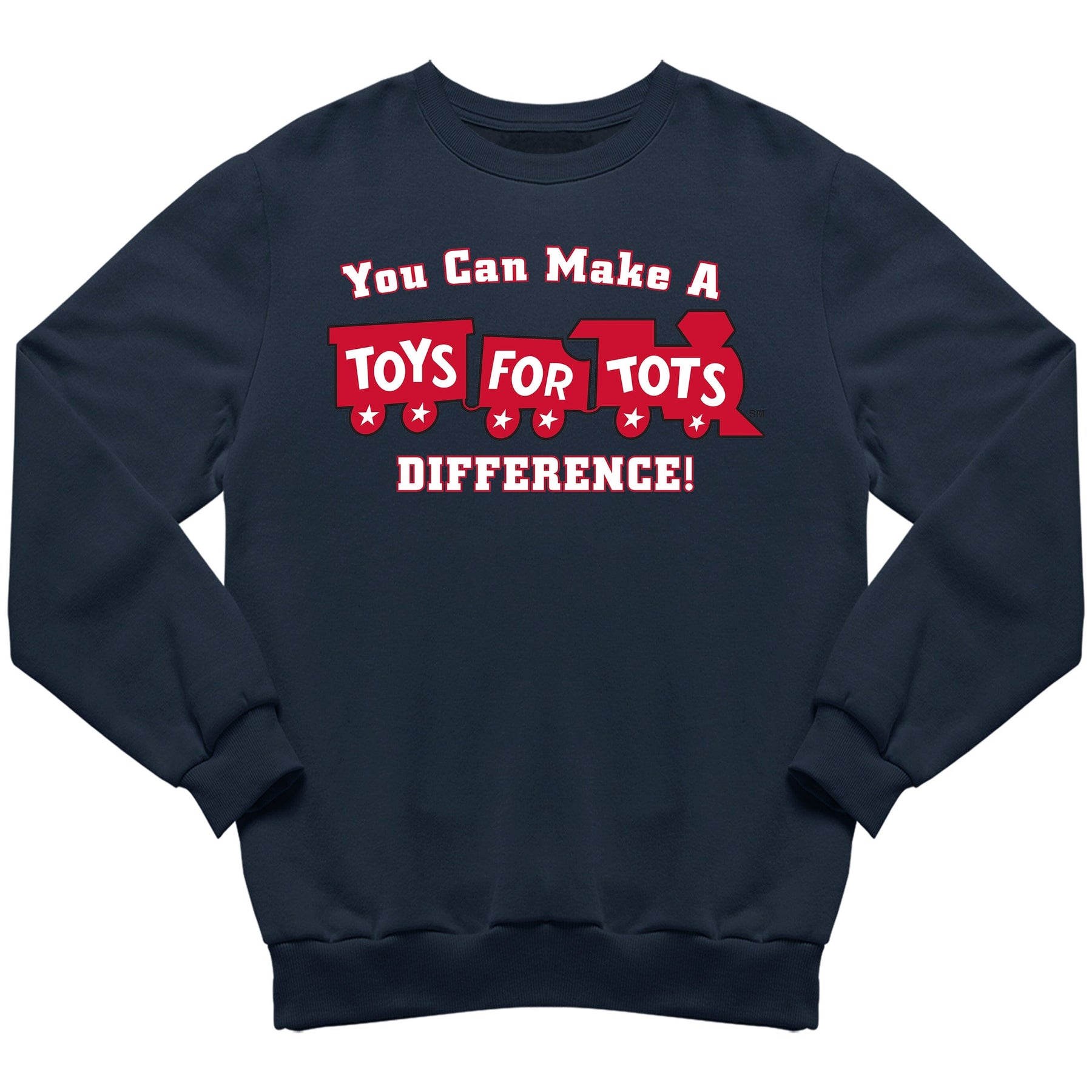 Make a Difference TFT Train Sweatshirt TFT Sweatshirt/hoodie marinecorpsdirecttft S NAVY 