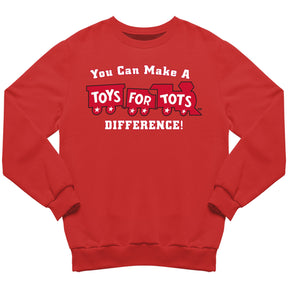 Make a Difference TFT Train Sweatshirt TFT Sweatshirt/hoodie marinecorpsdirecttft S RED 