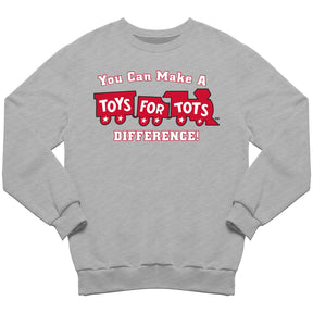 Make a Difference TFT Train Sweatshirt TFT Sweatshirt/hoodie marinecorpsdirecttft S SPORT GRAY 