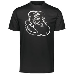 Santa TFT Dri-Fit Performance T-Shirt T-Shirt marinecorpsdirecttft S BLACK 