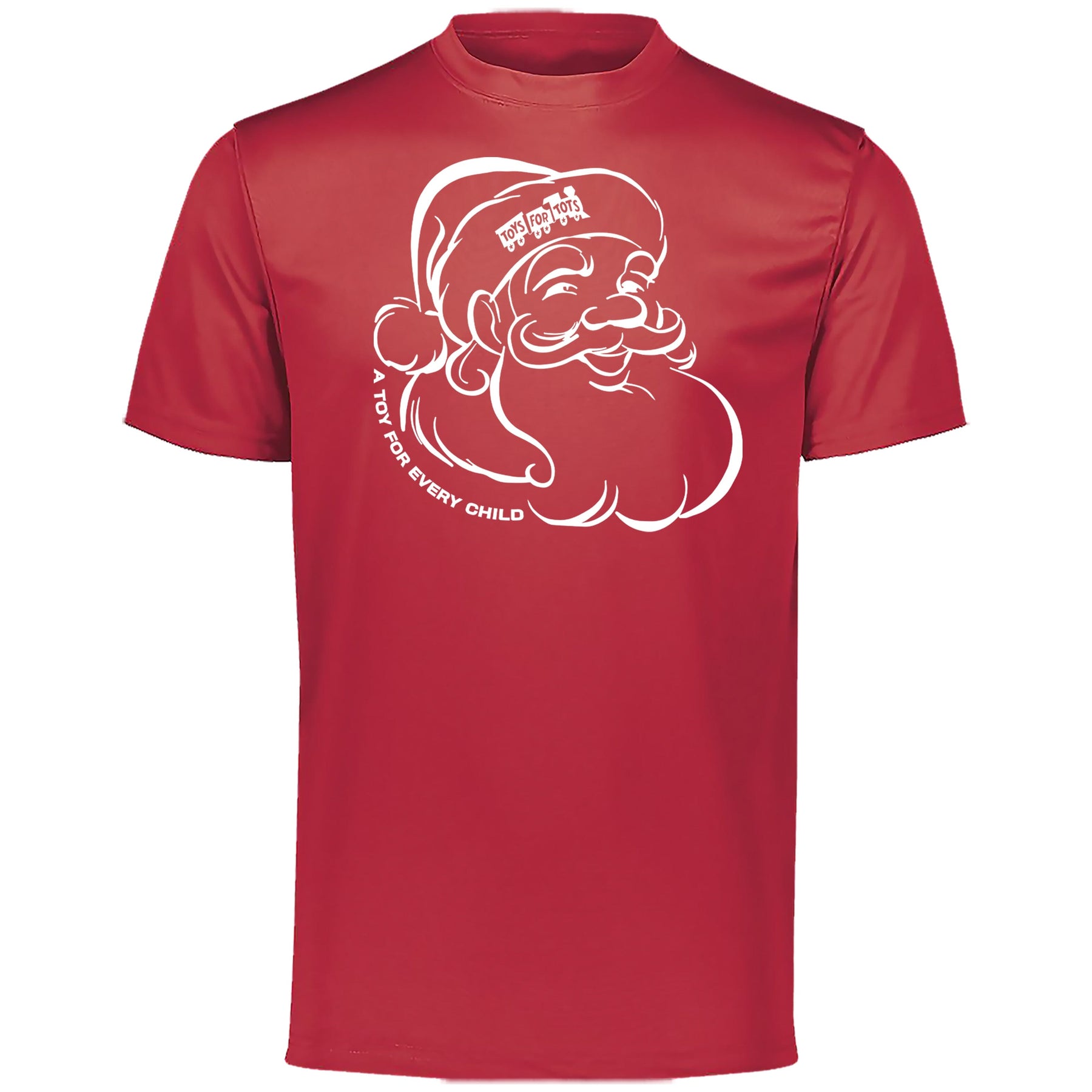 Santa TFT Dri-Fit Performance T-Shirt T-Shirt marinecorpsdirecttft S RED 