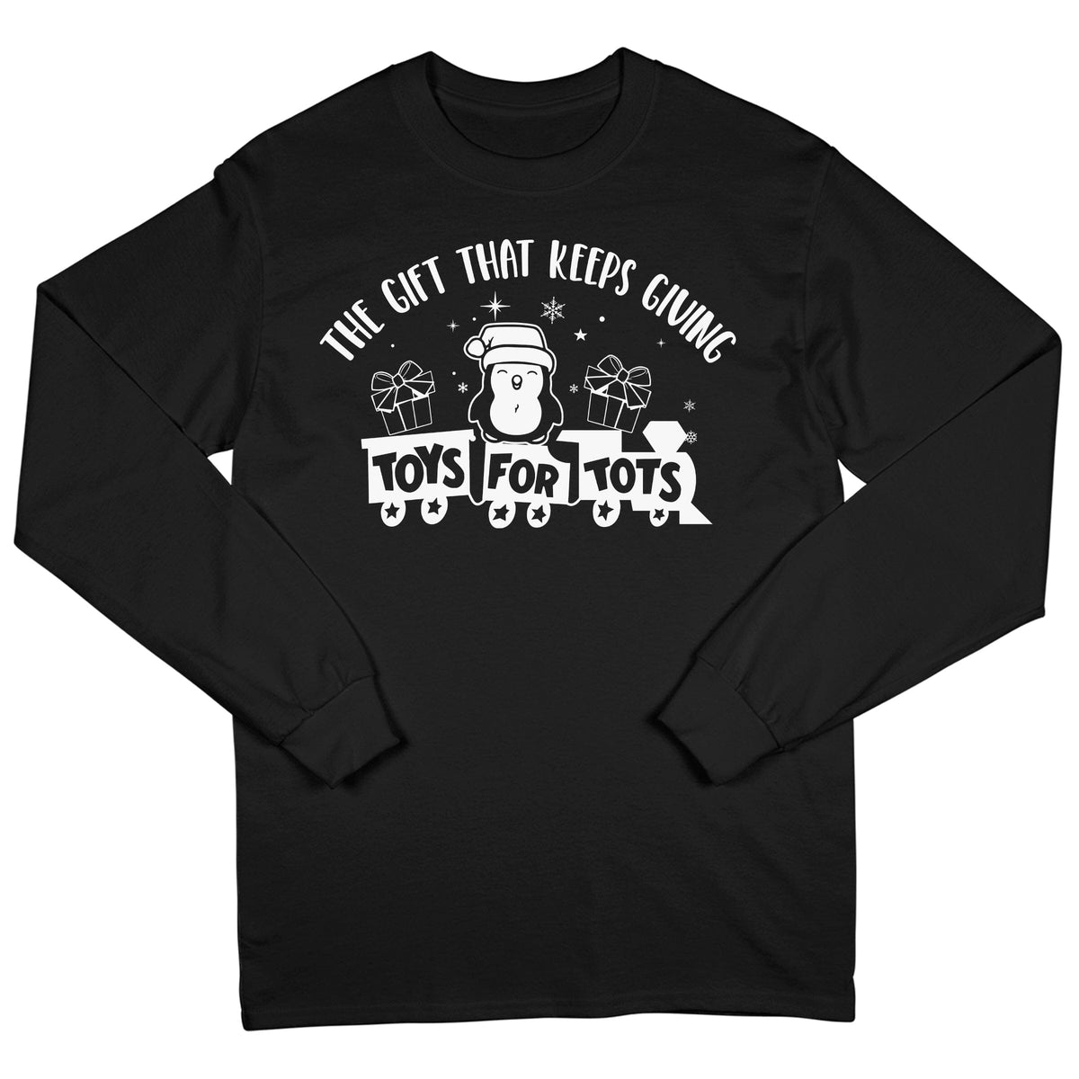 The Gift That Keeps Giving TFT Long Sleeved TFT Shirt Marine Corps Direct S BLACK 