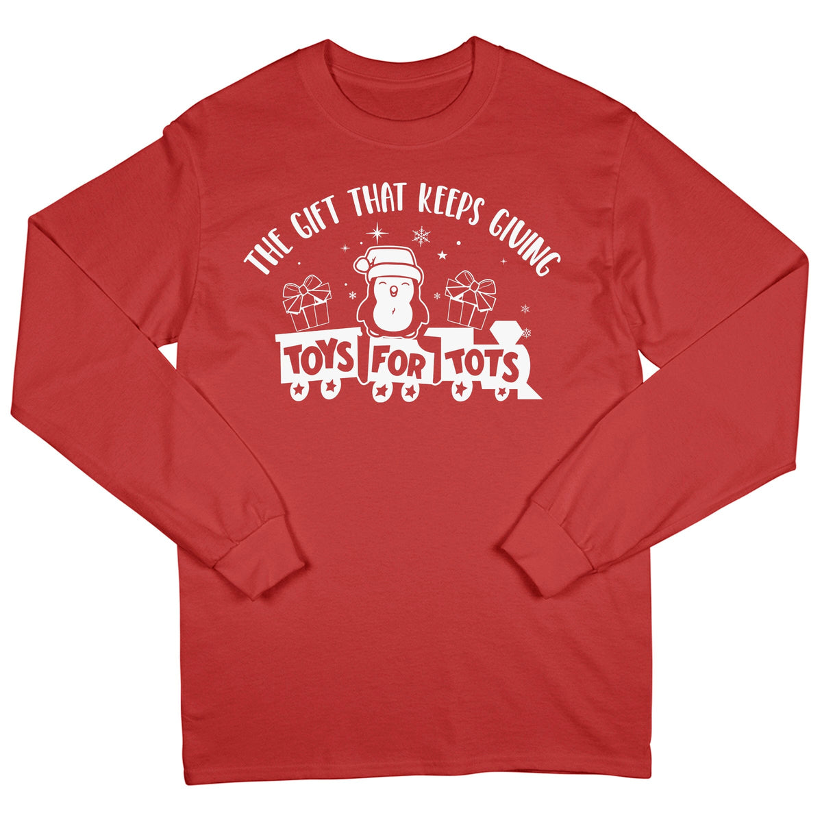 The Gift That Keeps Giving TFT Long Sleeved TFT Shirt Marine Corps Direct S RED 