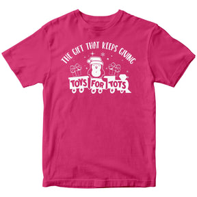 The Gift That Keeps Giving TFT Tee T-Shirt marinecorpsdirecttft S PINK 