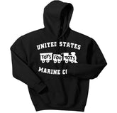 Kids White TFT Train Hoodie TFT Sweatshirt/hoodie marinecorpsdirecttft XS BLACK 