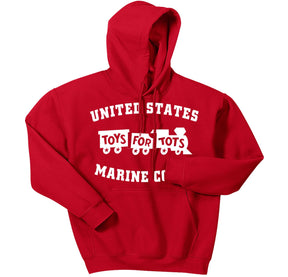 Kids White TFT Train Hoodie TFT Sweatshirt/hoodie marinecorpsdirecttft XS RED 