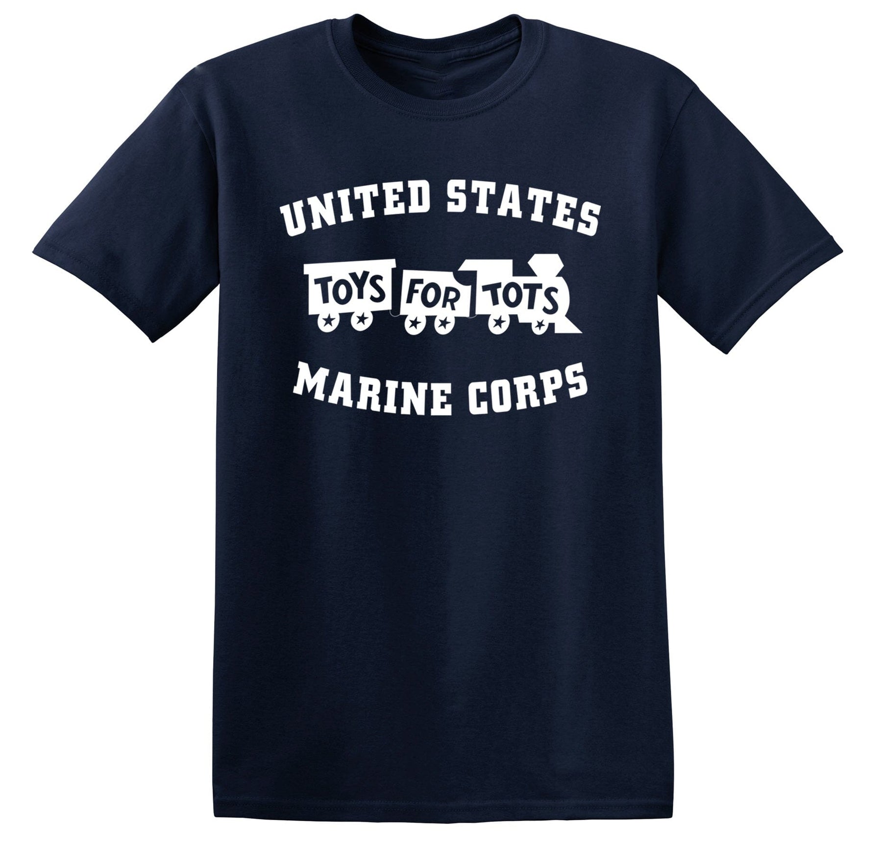 Kids White TFT Train T-Shirt TFT Shirt marinecorpsdirecttft XS NAVY 