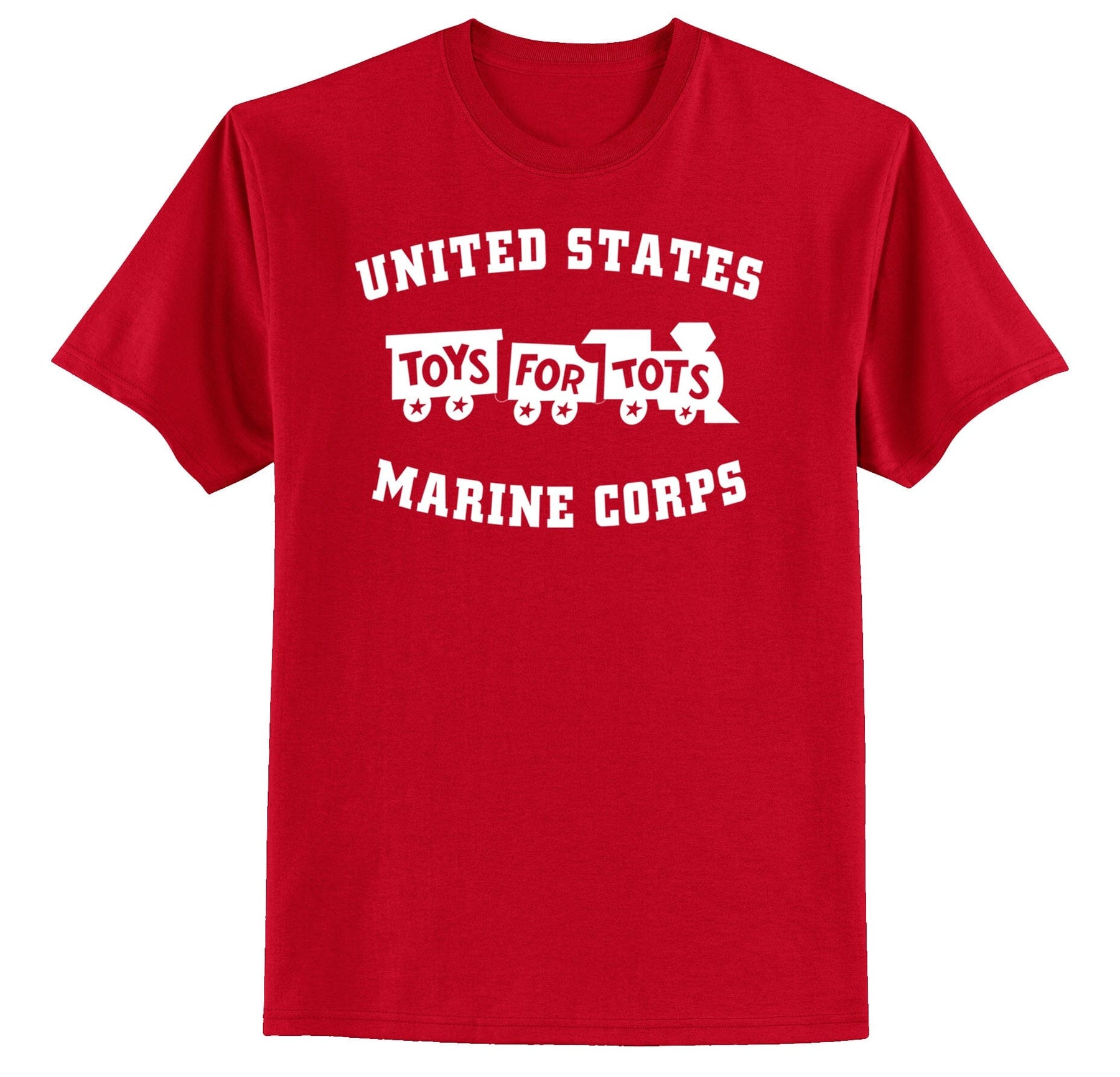 Kids White TFT Train T-Shirt TFT Shirt marinecorpsdirecttft XS RED 