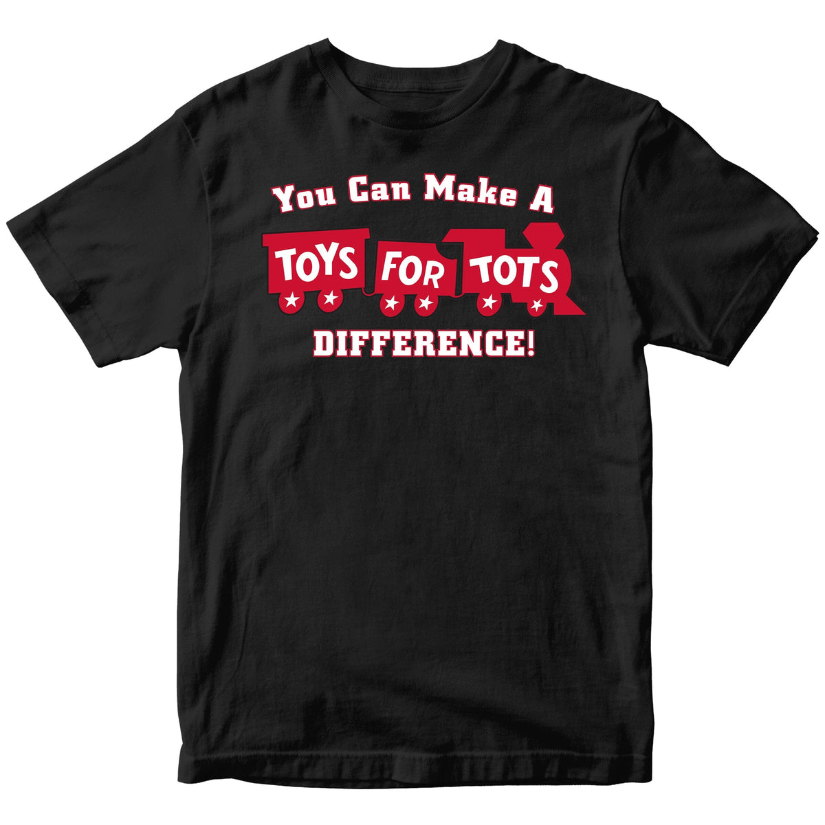 Make a Difference TFT Train T-Shirt TFT Shirt marinecorpsdirecttft S BLACK 