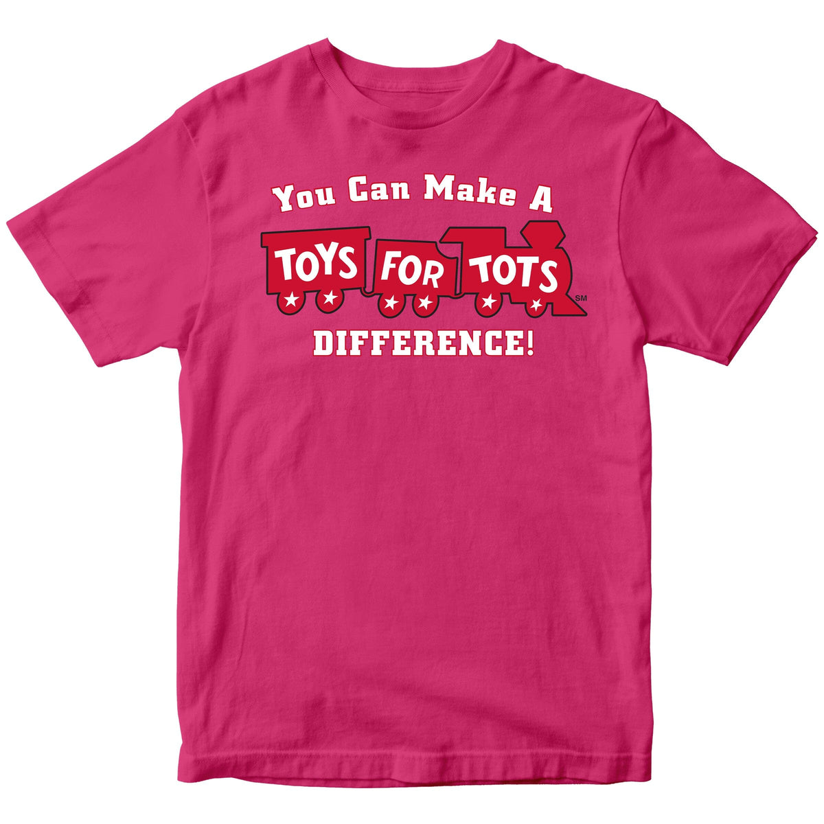 Make a Difference TFT Train T-Shirt TFT Shirt marinecorpsdirecttft S PINK 