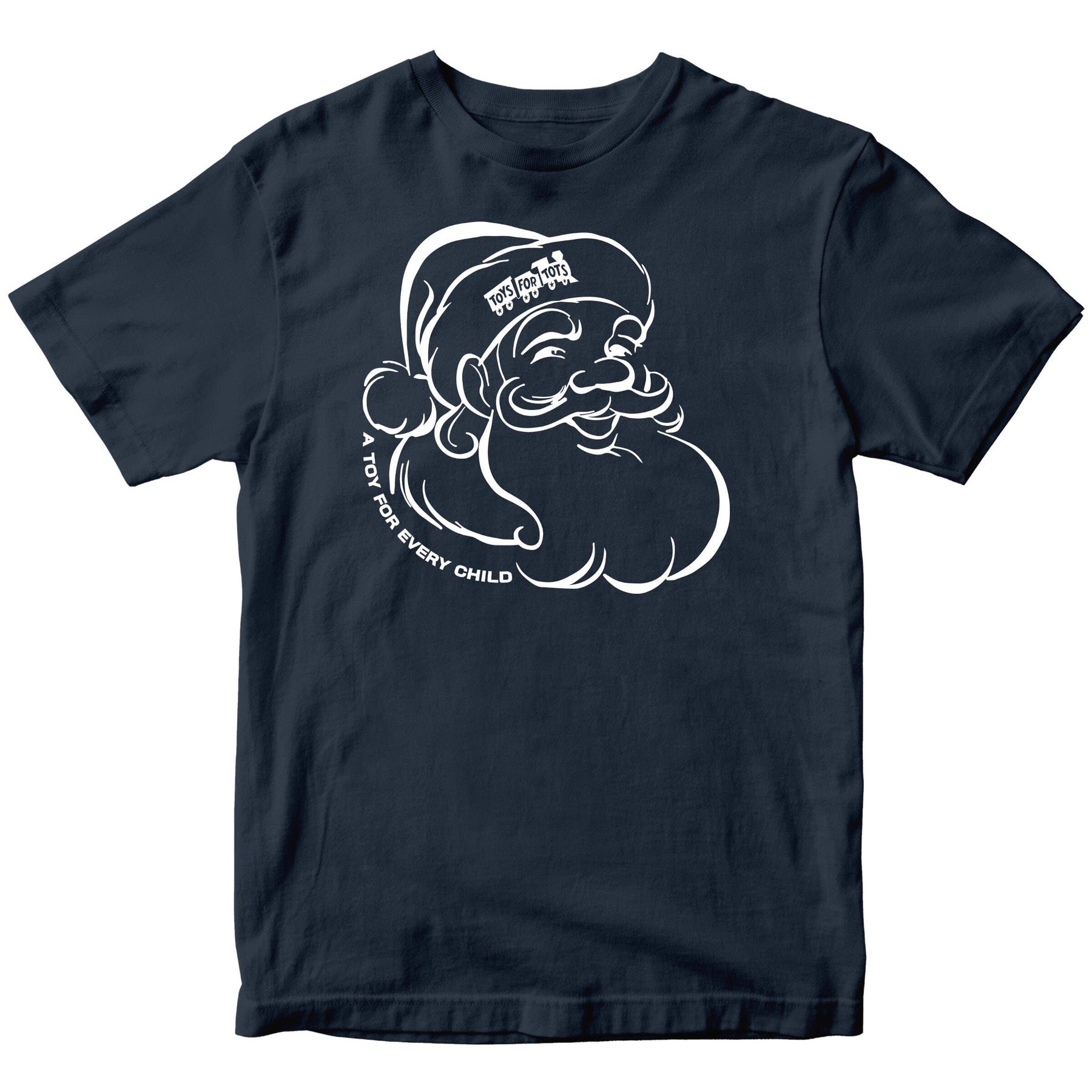 Santa TFT T-Shirt T-Shirt marinecorpsdirecttft S NAVY 