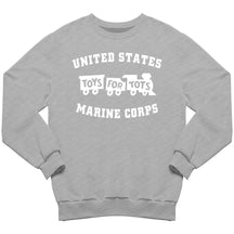 White TFT Train Sweatshirt TFT Sweatshirt/hoodie marinecorpsdirecttft S SPORT GRAY 