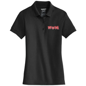 Red TFT Train Embroidered Womens Polo Polo Marine Corps Direct S BLACK 