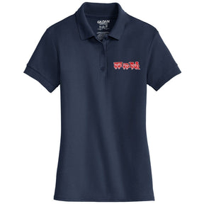 Red TFT Train Embroidered Womens Polo Polo Marine Corps Direct S NAVY 