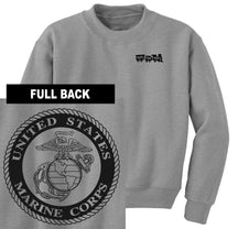Marines Seal TFT 2-Sided Sweatshirt TFT Sweatshirt/hoodie Marine Corps Direct S SPORT GRAY 