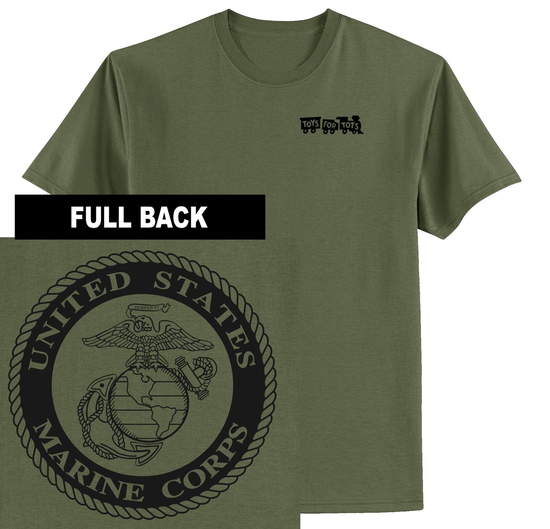 Marines Seal TFT Train 2-Sided T-Shirt