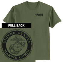 Marines Seal TFT Train 2-Sided T-Shirt TFT Shirt Marine Corps Direct S MILITARY GREEN 