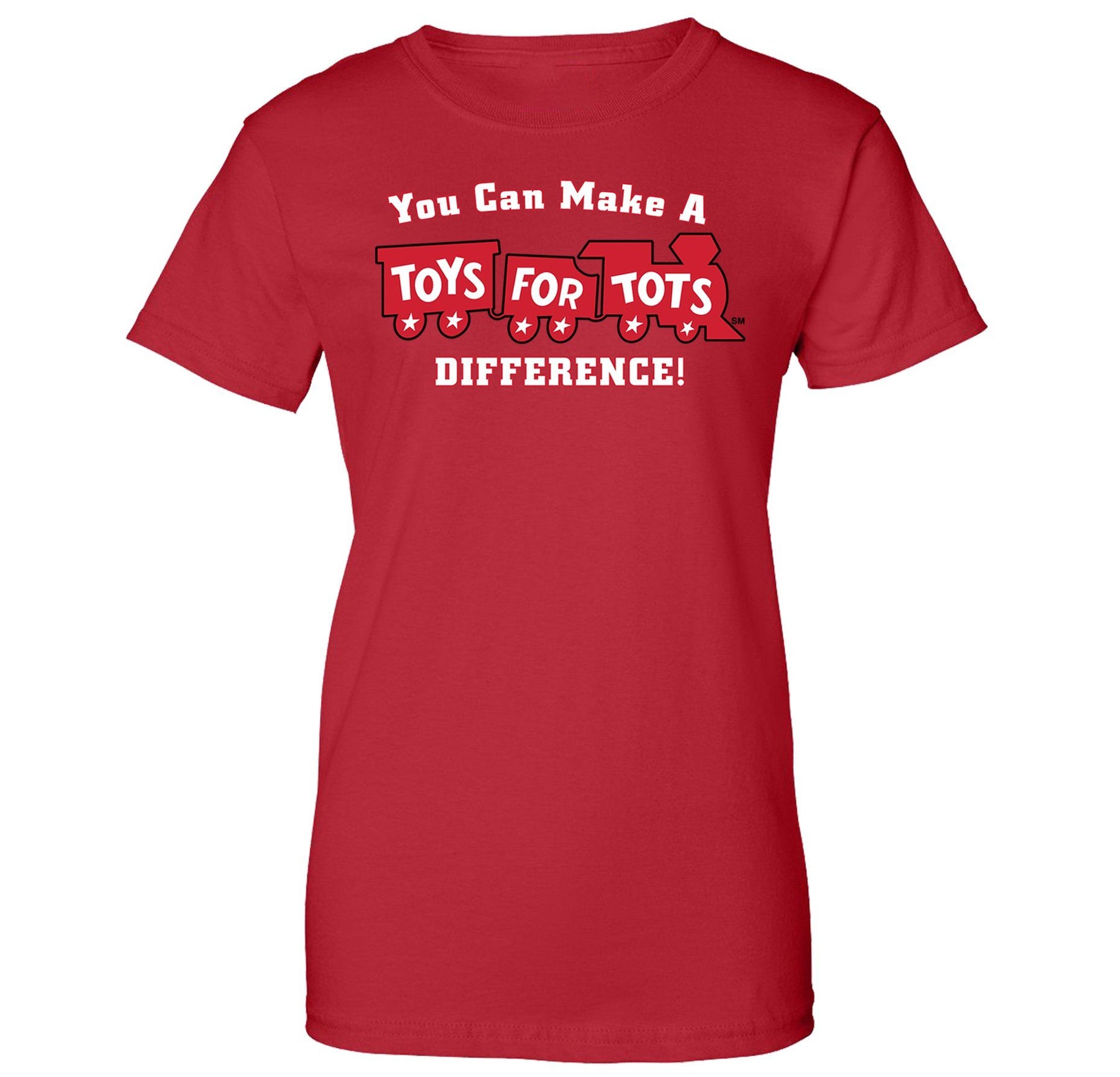 Make a Difference TFT Train Women's T-Shirt TFT Shirt marinecorpsdirecttft S RED 