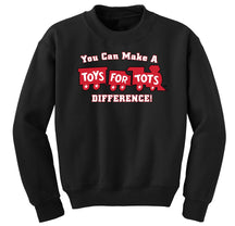 Make a Difference TFT Train Kids Sweatshirt TFT Sweatshirt/hoodie marinecorpsdirecttft S BLACK 