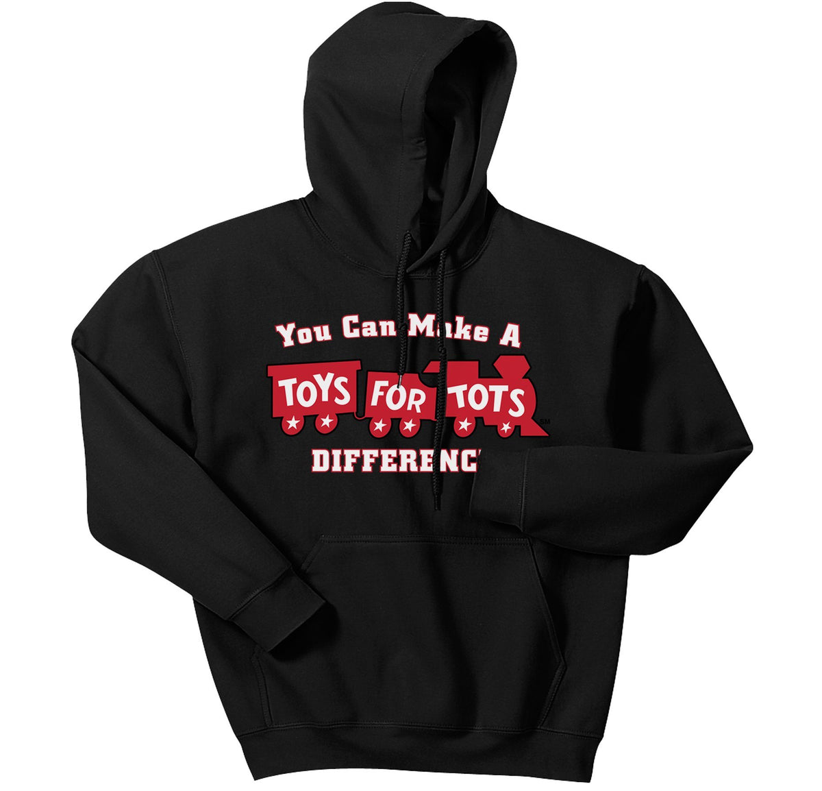 Make a Difference TFT Train Kids Hoodie TFT Sweatshirt/hoodie marinecorpsdirecttft S BLACK 